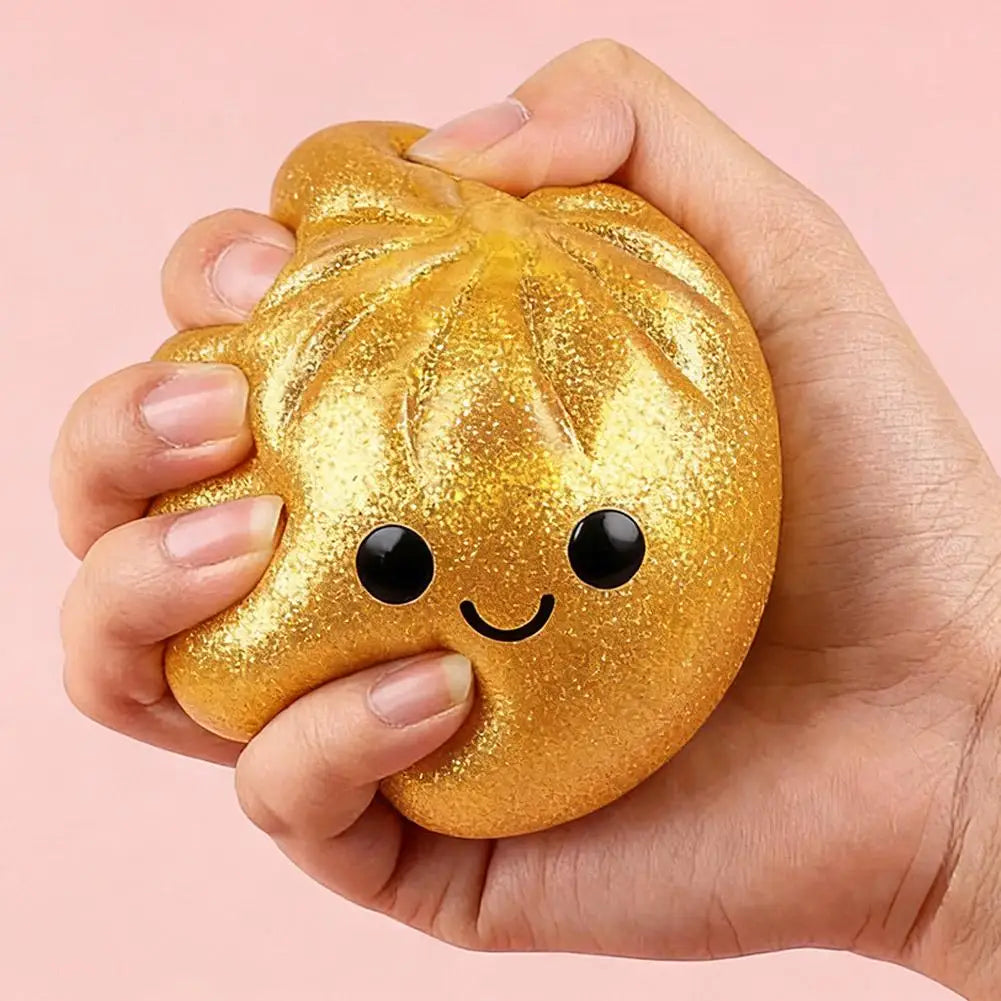 Squishy Stress Relief Toy (Crystal Bun)