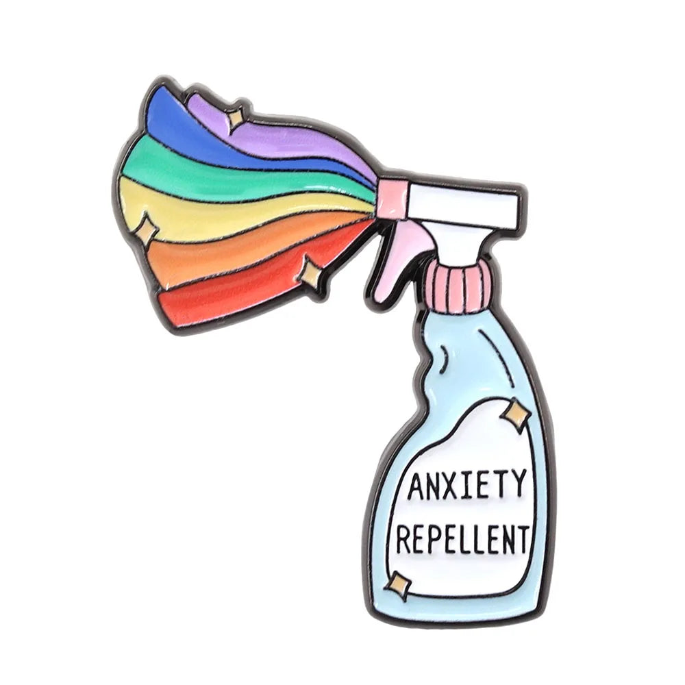 Anxiety Awareness Enamel Pin