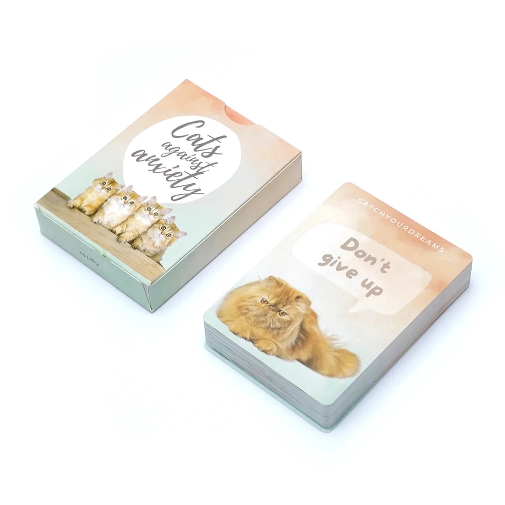 Anxiety Affirmation Cards (Cat Design)