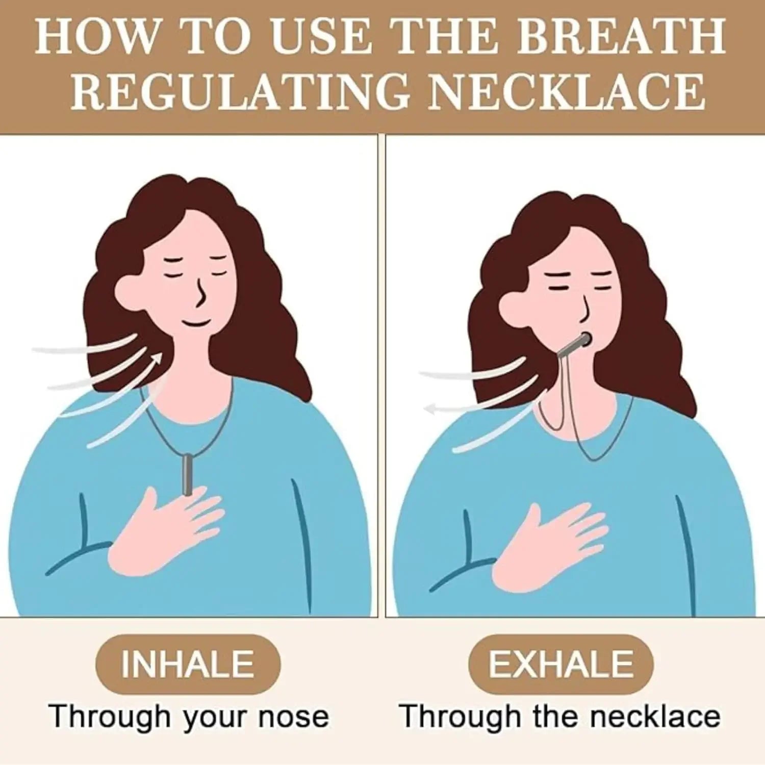 Breathing Whistle Pendant Necklace