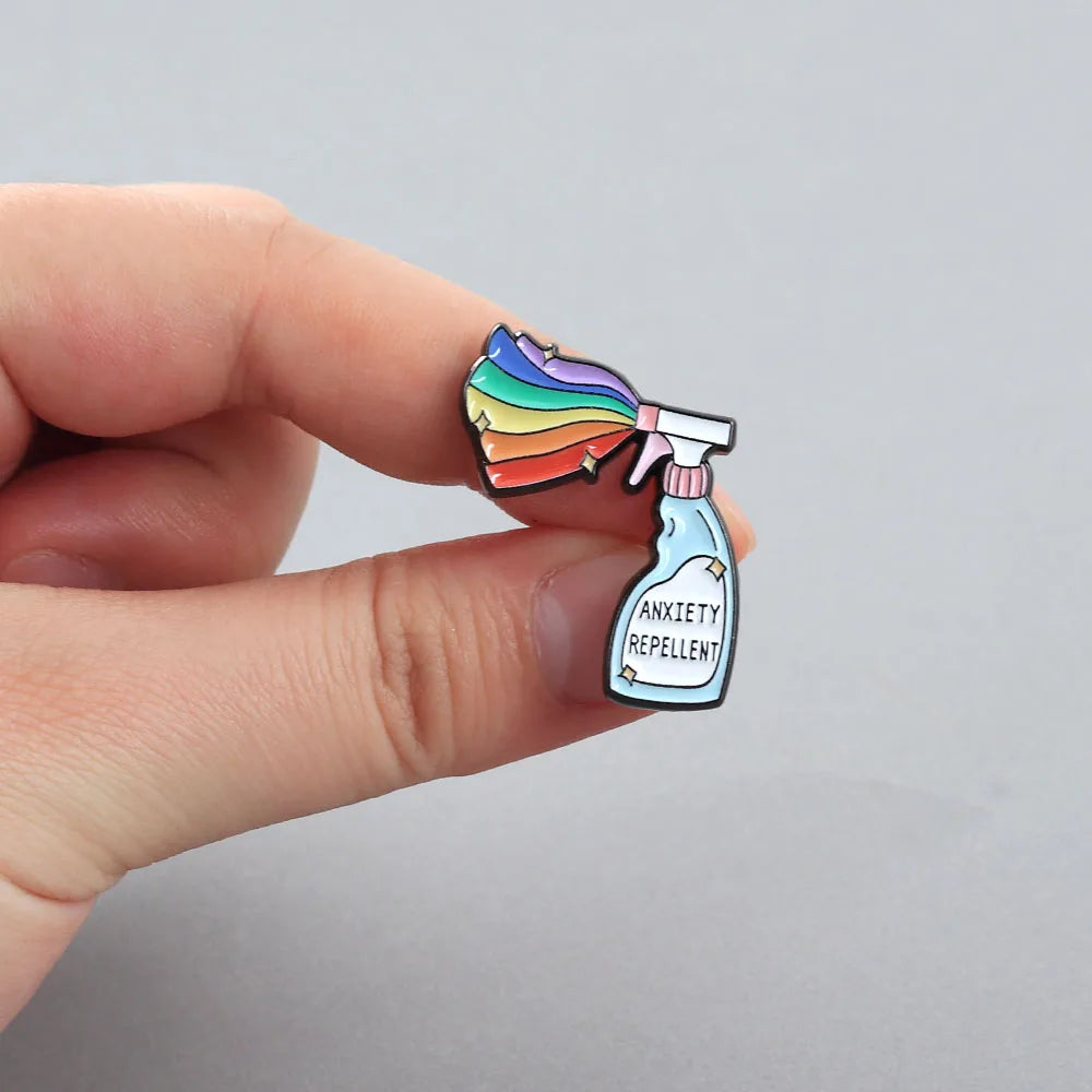 Anxiety Awareness Enamel Pin