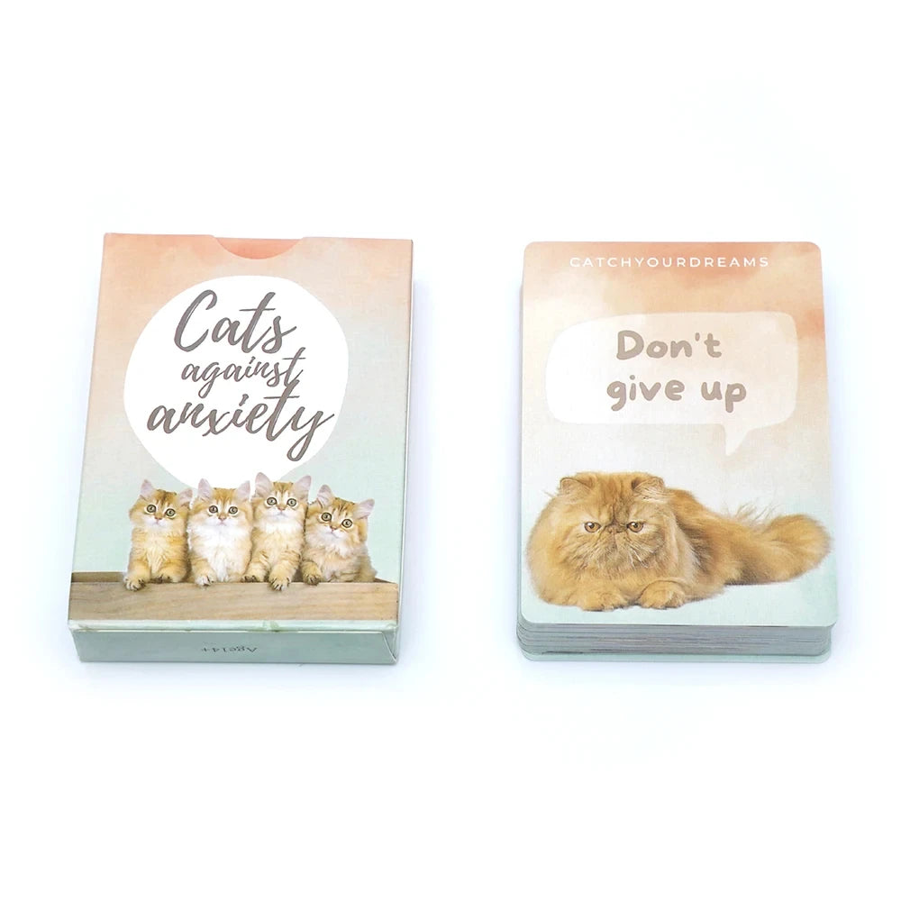 Anxiety Affirmation Cards (Cat Design)