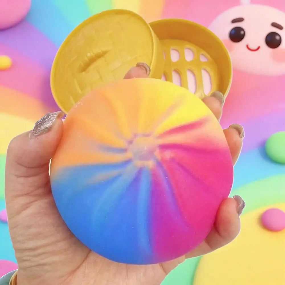 Squishy Stress Relief Toy (Crystal Bun)