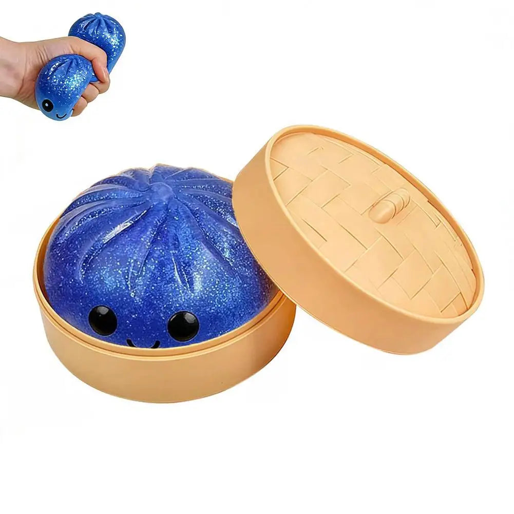 Squishy Stress Relief Toy (Crystal Bun)
